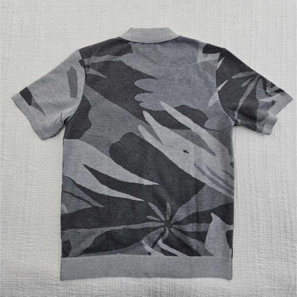 Buffalo by David Bitton Knit Button Up Shirt Men's Large NWT Grey Camo MSRP $70 - Picture 12 of 16